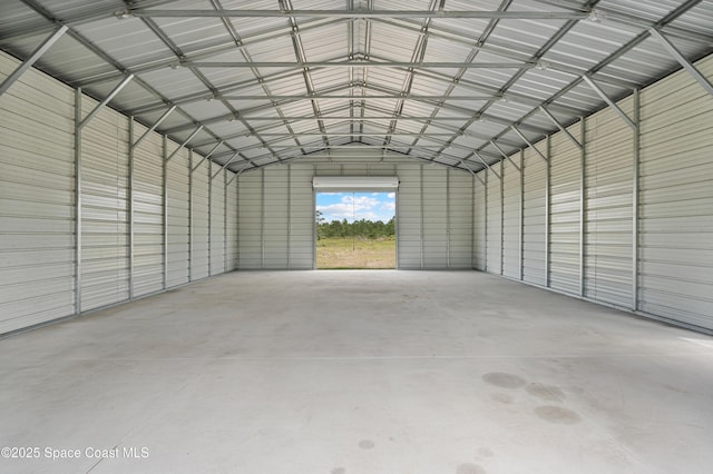 156 Puddle Duck Ln, Grant-Valkaria, FL 32909 - garage with metal wall