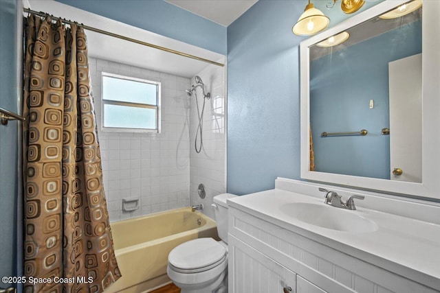 3664 Longbow Rd, Cocoa, FL 32926 - bathroom featuring shower / bath combo and vanity