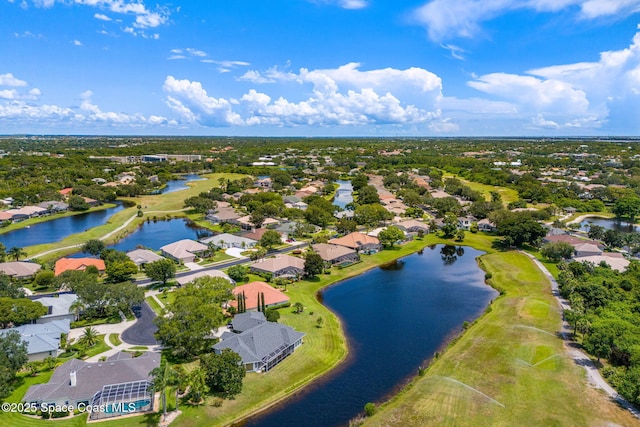 7987 Bradwick Way, Melbourne, FL 32940 - aerial view of residential area featuring a large body of water