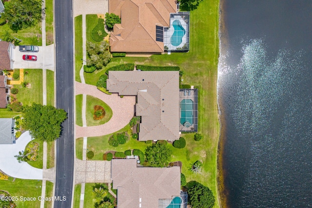 7987 Bradwick Way, Melbourne, FL 32940 - bird's eye view of a pool