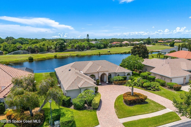 7987 Bradwick Way, Melbourne, FL 32940 - view from above of property featuring a nearby body of water