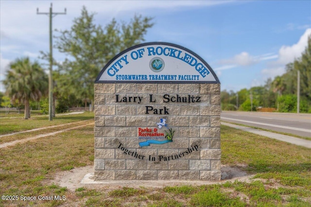 955 Bartlett Ln, Rockledge, FL 32955 - community / neighborhood sign with a lawn