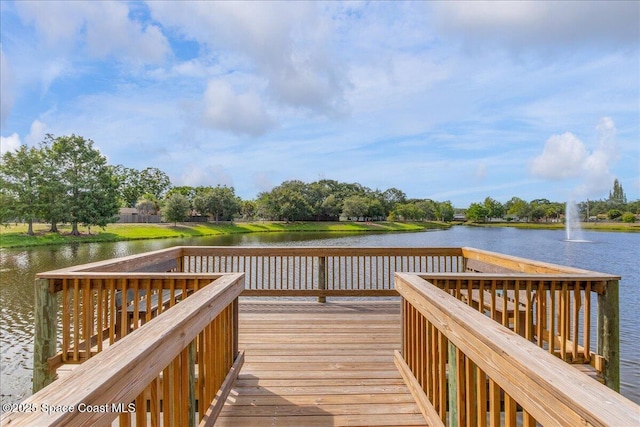 955 Bartlett Ln, Rockledge, FL 32955 - dock featuring a water view