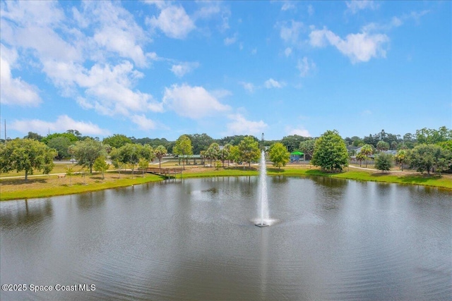 955 Bartlett Ln, Rockledge, FL 32955 - water view with a tree filled landscape