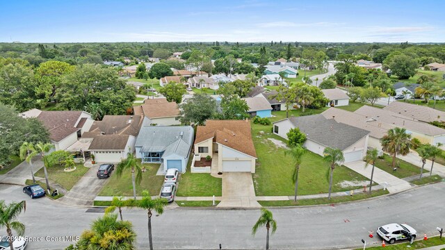 1734 Bluebird Ct, Melbourne, FL 32935 - aerial perspective of suburban area