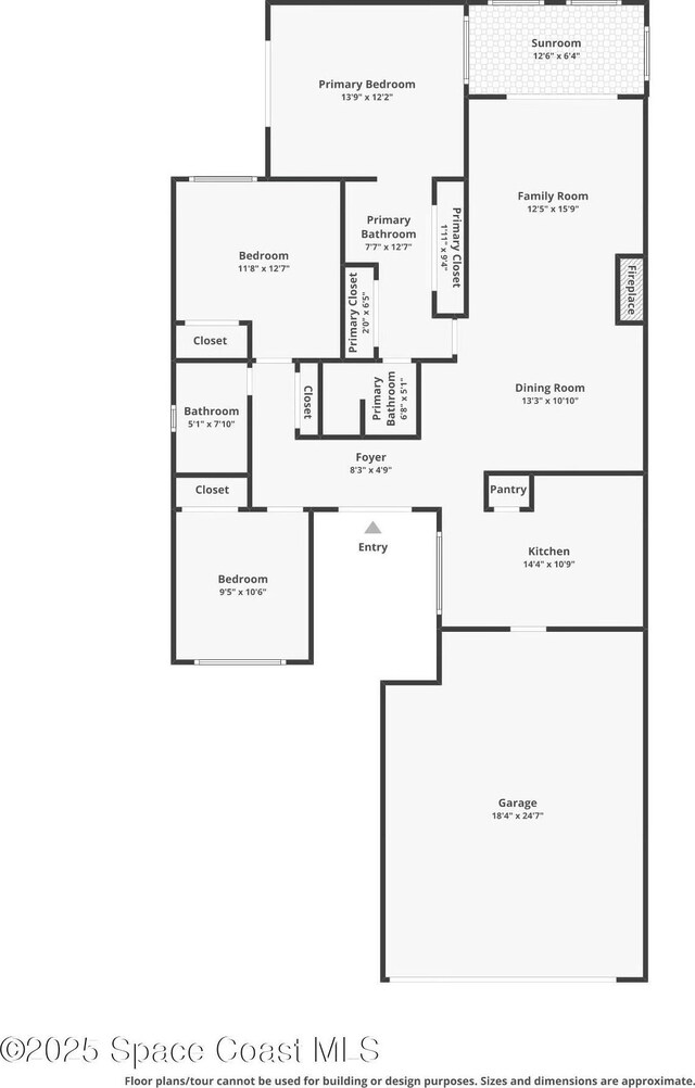 1734 Bluebird Ct, Melbourne, FL 32935 - view of home floor plan