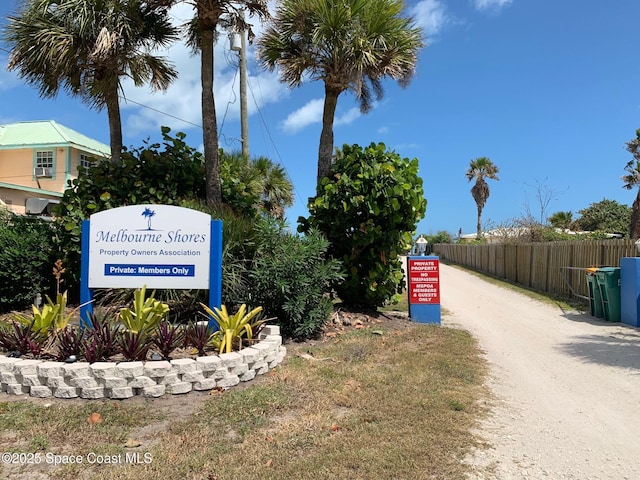210 Pelican Dr, Melbourne Beach, FL 32951 - view of community / neighborhood sign