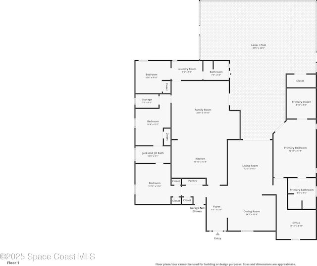1045 Worthington Spring Dr, Melbourne, FL 32940 - view of property floor plan