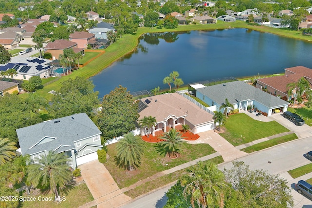 401 Stonehenge Cir, Rockledge, FL 32955 - aerial view of residential area featuring a large body of water