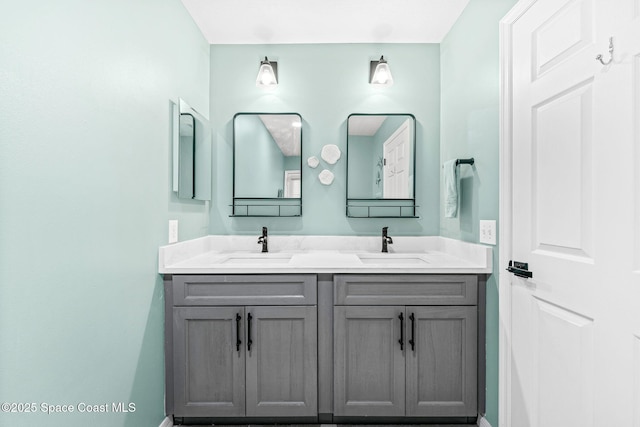 1218 Rolling Meadows Dr, Rockledge, FL 32955 - full bathroom with double vanity