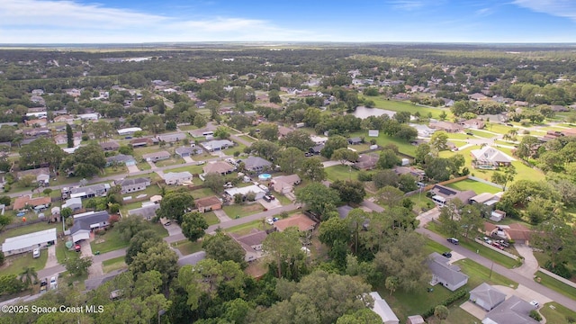 6640 Dock Ave, Cocoa, FL 32927 - aerial view of property and surrounding area with nearby suburban area