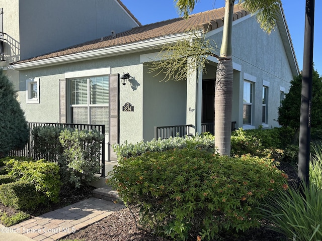3374 Sedge Dr, Rockledge, FL 32955 - view of front of property with stucco siding