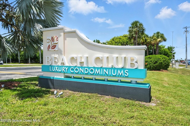 1951 Island Club Dr Unit 3-48, Melbourne, FL 32903 - community sign with a yard