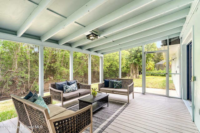 362 Nikomas Way, Melbourne Beach, FL 32951 - sunroom / solarium with outdoor lounge area and plenty of natural light