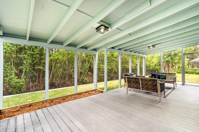 362 Nikomas Way, Melbourne Beach, FL 32951 - sunroom with an outdoor living space