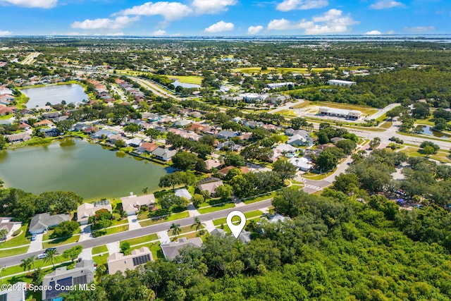 1745 Crane Creek Blvd, Melbourne, FL 32940 - aerial view of residential area featuring a nearby body of water