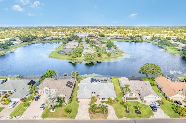 1471 Cypress Trace Dr, Melbourne, FL 32940 - aerial view of residential area featuring a large body of water