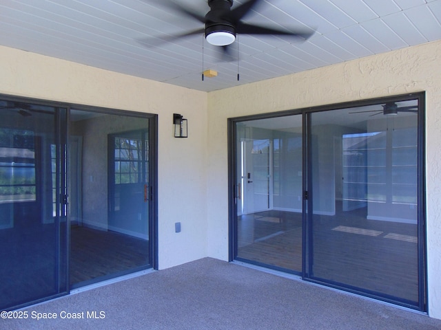 1943 Bradway St NE, Palm Bay, FL 32905 - view of patio with ceiling fan