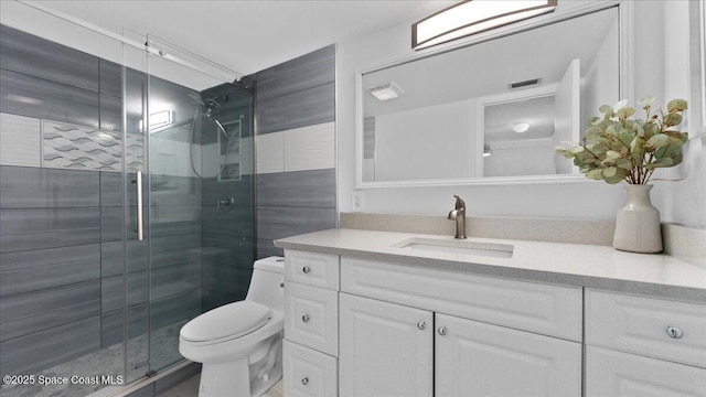 4800 Ocean Beach Blvd Unit 226, Cocoa Beach, FL 32931 - bathroom with vanity and a stall shower