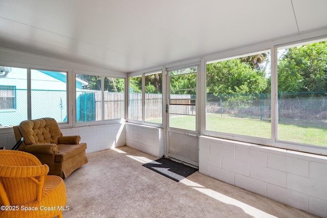 3104 Winchester Dr, Cocoa, FL 32926 - sunroom featuring vaulted ceiling