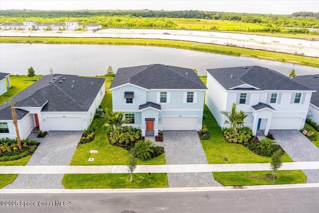 3538 Angler Dr, Ft Pierce, FL 34947 - aerial perspective of suburban area featuring a large body of water