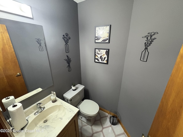 6860 Cairo Rd, Cocoa, FL 32927 - half bath featuring toilet and vanity