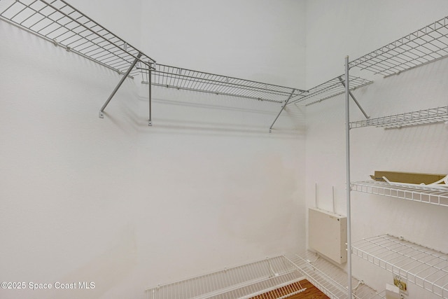 2604 Canary Isles Dr, Melbourne, FL 32901 - walk in closet featuring wood finished floors