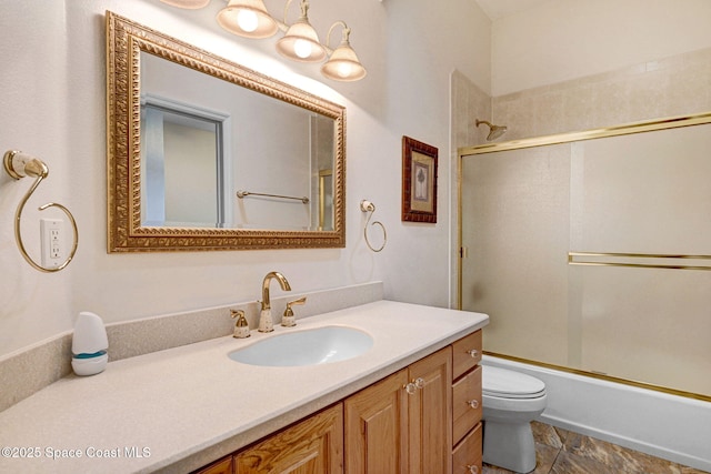 2604 Canary Isles Dr, Melbourne, FL 32901 - full bathroom with vanity and enclosed tub / shower combo