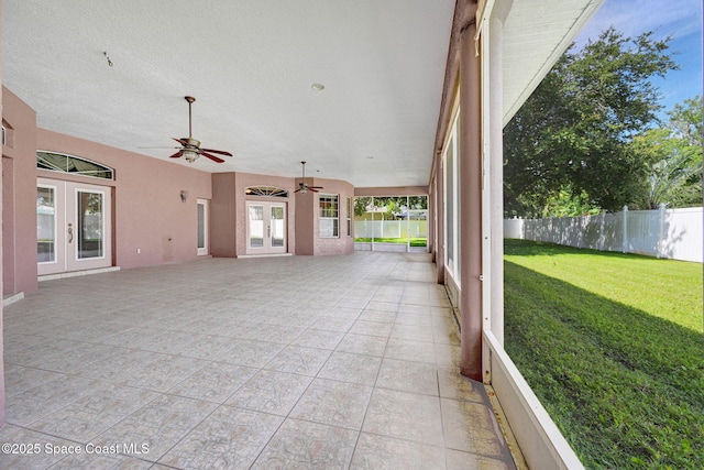 2604 Canary Isles Dr, Melbourne, FL 32901 - unfurnished sunroom with french doors
