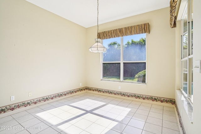 1526 Cypress Trace Dr, Melbourne, FL 32940 - unfurnished dining area with tile patterned flooring and baseboards