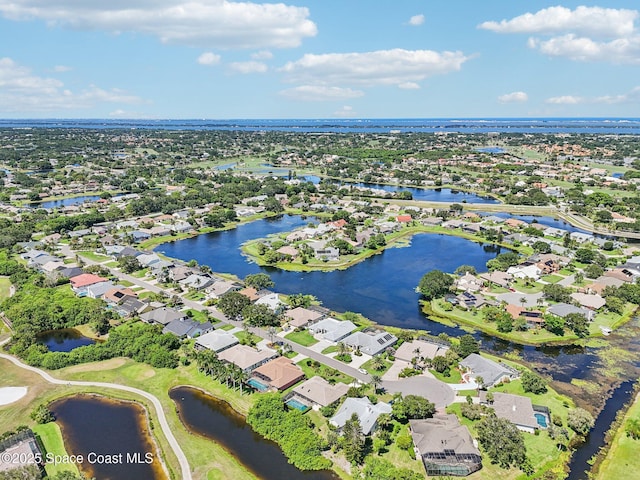 1526 Cypress Trace Dr, Melbourne, FL 32940 - aerial overview of property's location featuring nearby suburban area and a large body of water
