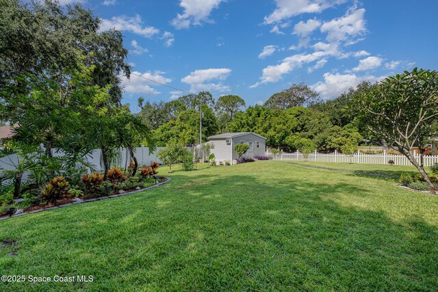 356 Fuller St SE, Palm Bay, FL 32909 - view of fenced backyard