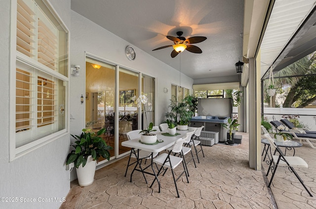 356 Fuller St SE, Palm Bay, FL 32909 - sunroom featuring stone flooring