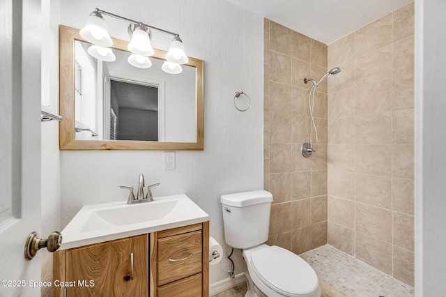 1575 Glen Haven Dr, Merritt Island, FL 32952 - full bathroom featuring vanity and a tile shower