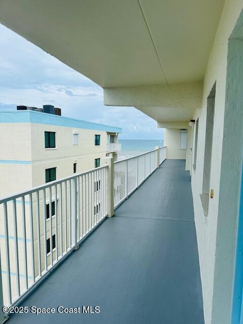 1000 N Atlantic Ave Unit 713, Cocoa Beach, FL 32931 - balcony featuring a water view