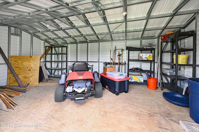 407 Heather Ave NE, Palm Bay, FL 32907 - garage with metal wall