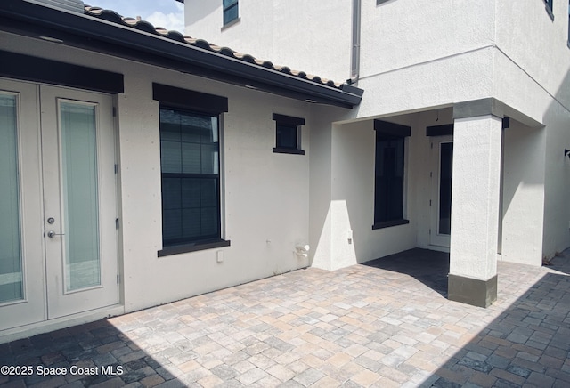 6684 Vista Hermosa Dr, Melbourne, FL 32940 - view of patio with french doors