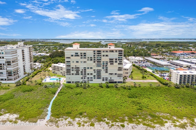 840 N Atlantic Ave Unit C103, Cocoa Beach, FL 32931 - bird's eye view of a large body of water and apartment complex