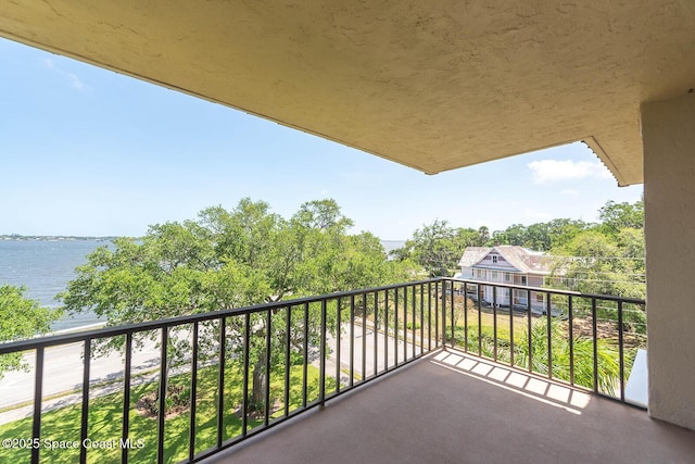 1049 Rockledge Dr Unit 507B, Rockledge, FL 32955 - balcony featuring a water view