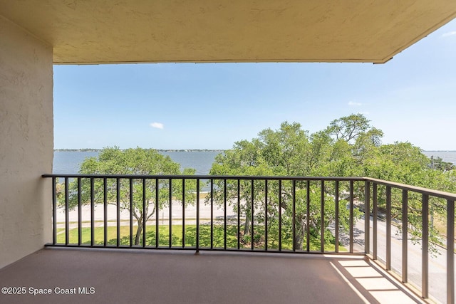 1049 Rockledge Dr Unit 507B, Rockledge, FL 32955 - balcony with a water view