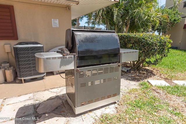 1049 Rockledge Dr Unit 507B, Rockledge, FL 32955 - exterior view of a central air condition unit and stucco siding