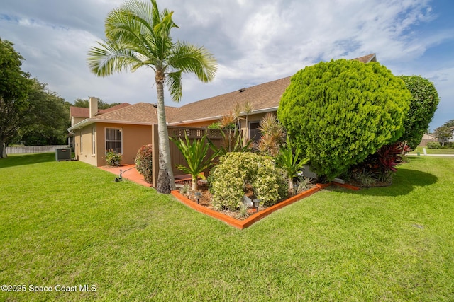 4808 Springwater Cir, Melbourne, FL 32940 - rear view of property featuring stucco siding