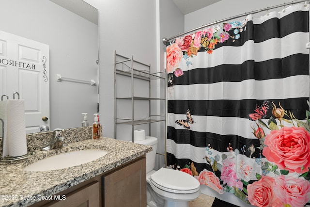 416 Ladyslipper St, Palm Bay, FL 32908 - bathroom with vanity and a shower with shower curtain