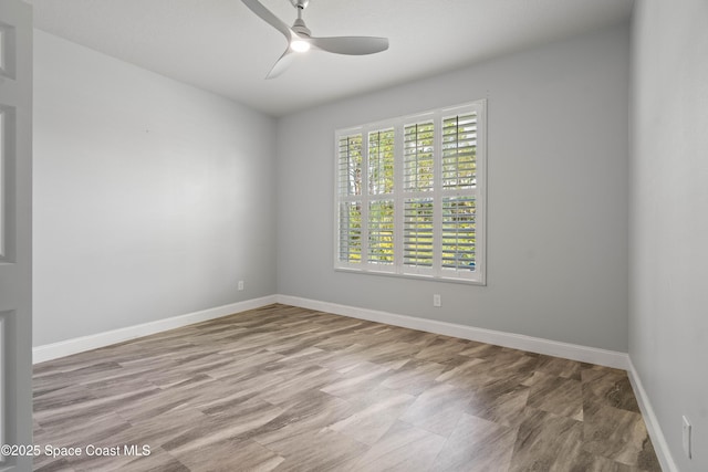 416 Ladyslipper St, Palm Bay, FL 32908 - spare room featuring a ceiling fan and baseboards