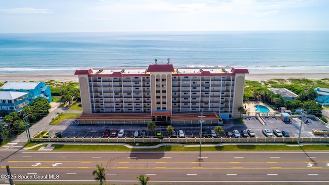 2815 S Atlantic Ave Unit 606, Cocoa Beach, FL 32931 - drone / aerial view of expansive beach
