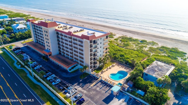 2815 S Atlantic Ave Unit 606, Cocoa Beach, FL 32931 - aerial view of unending shoreline