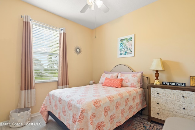 758 Carriage Lake Way, Vero Beach, FL 32968 - bedroom featuring baseboards and a ceiling fan