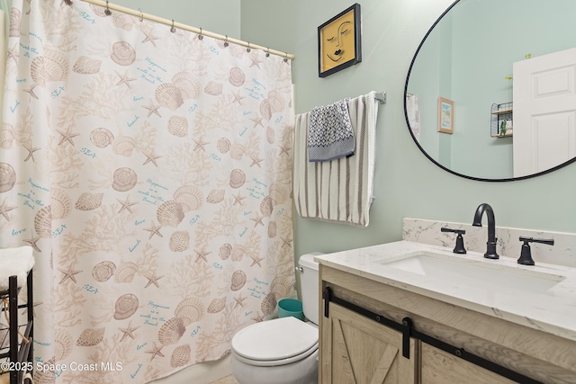 758 Carriage Lake Way, Vero Beach, FL 32968 - full bath with vanity and a shower with shower curtain