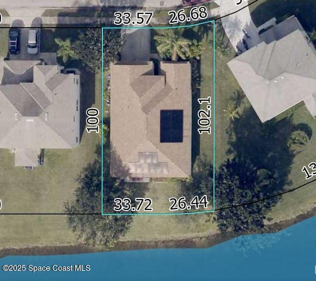 758 Carriage Lake Way, Vero Beach, FL 32968 - aerial view of property's location featuring property boundaries highlighted