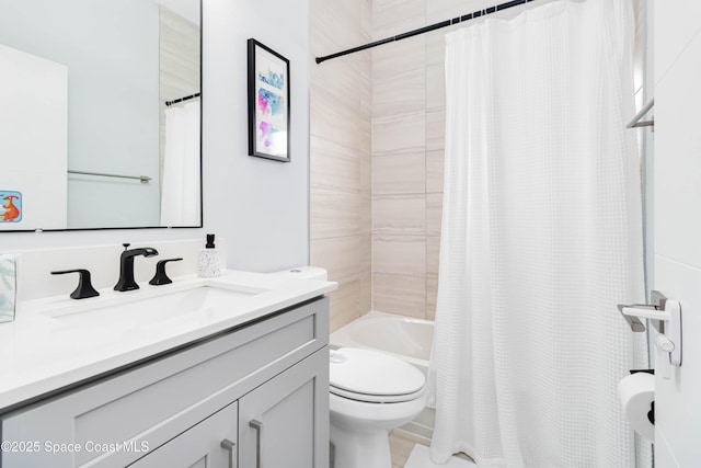 2840 Fontainebleau Ave SE, Palm Bay, FL 32909 - bathroom featuring vanity and shower / bath combo